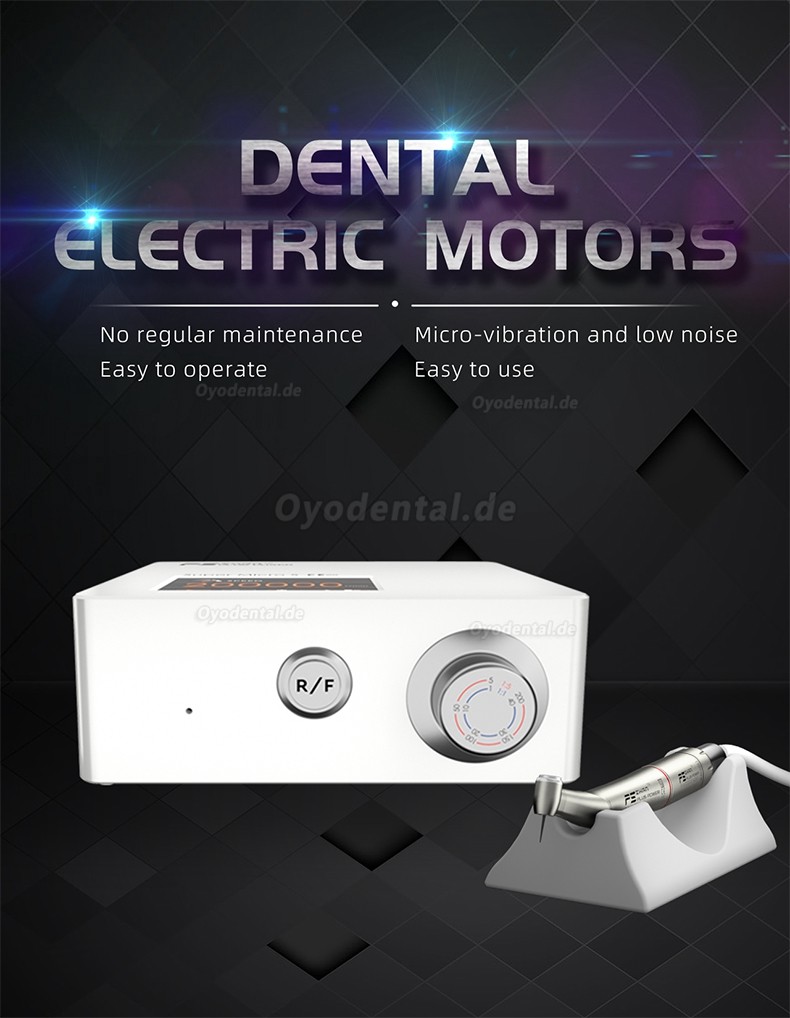 Pluspower® Super Micro S Dental-Elektromotor mit Integriertem LED-Licht